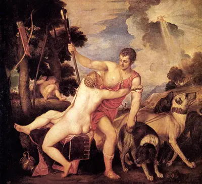 Venus and Adonis 1554 Titian